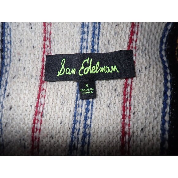 Sam Edelman Elsie Vest Revolve Women S Western Stripe weave Boho Hippie Retro‎ - Picture 5 of 5